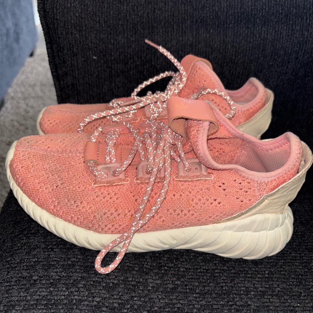 adidas Tubular Doom Sock Primeknit AC8008 Womens Pink Peach Size 4